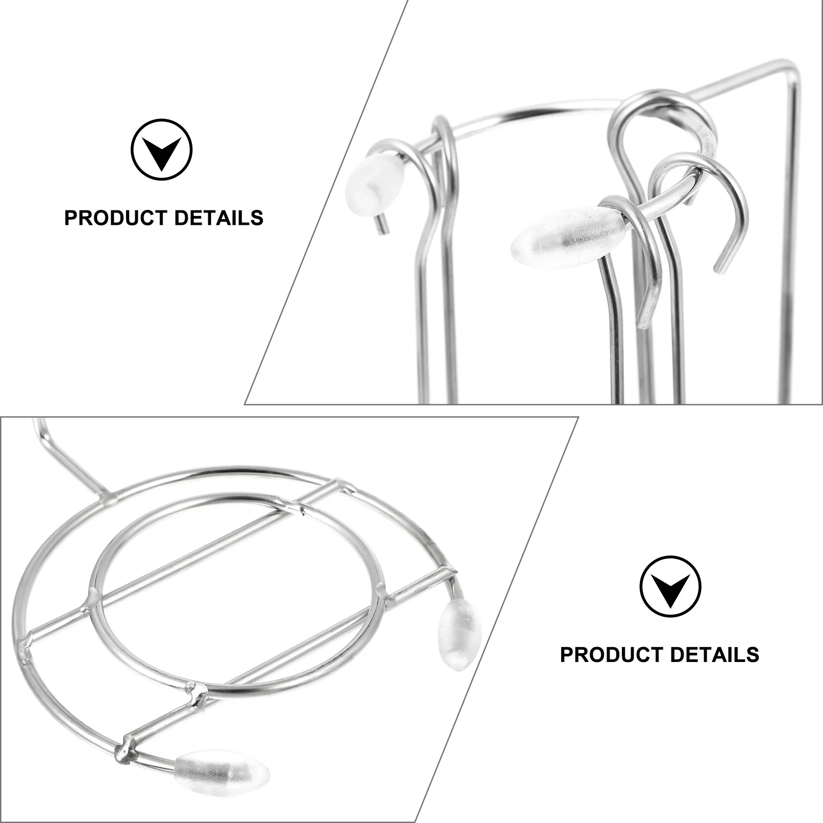 

1Set Barbecue Hanging Rack Stainless Steel Durable Practical Portable Grill Food Rack for Outdoor Bbq Supplies