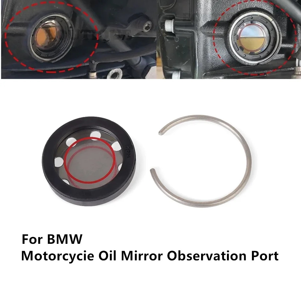 Für BMW R1200GS Adv R nineT S1000RR S1000XR R1150GS F650GS Motorrad Motoröl-Schauglas Füllstandsanzeige mit Dichtungs-O-Ring – Detail 1