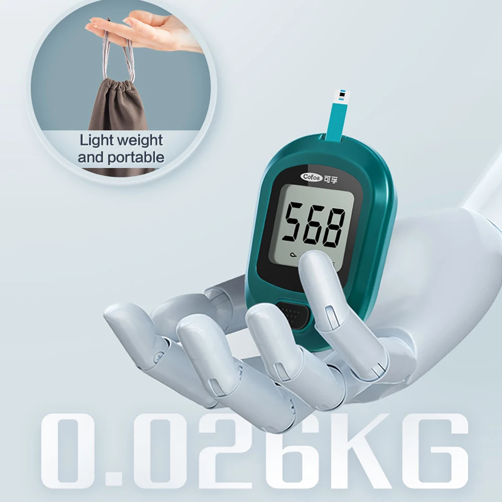 Cofoe Uric Acid Monitor with Test Strips And Lancets Needles For Home Uric Acid Measurement Of Gout Tester Device