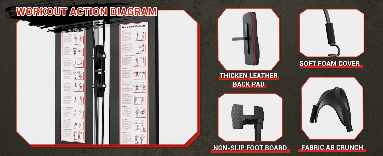 home gym workout machine system