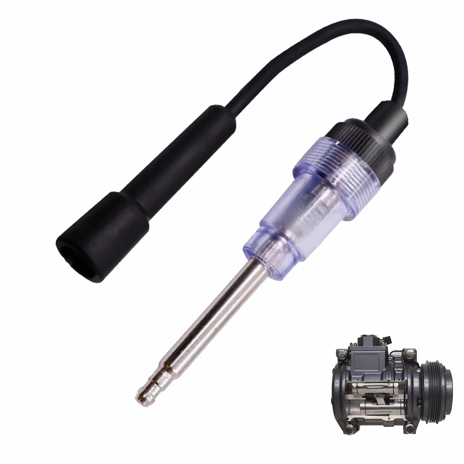 Spark Plug Tester Ignition Tester Spark Plug Engine Ignition Coil Tester Ignition System Testing Tools High Brightness Bulb