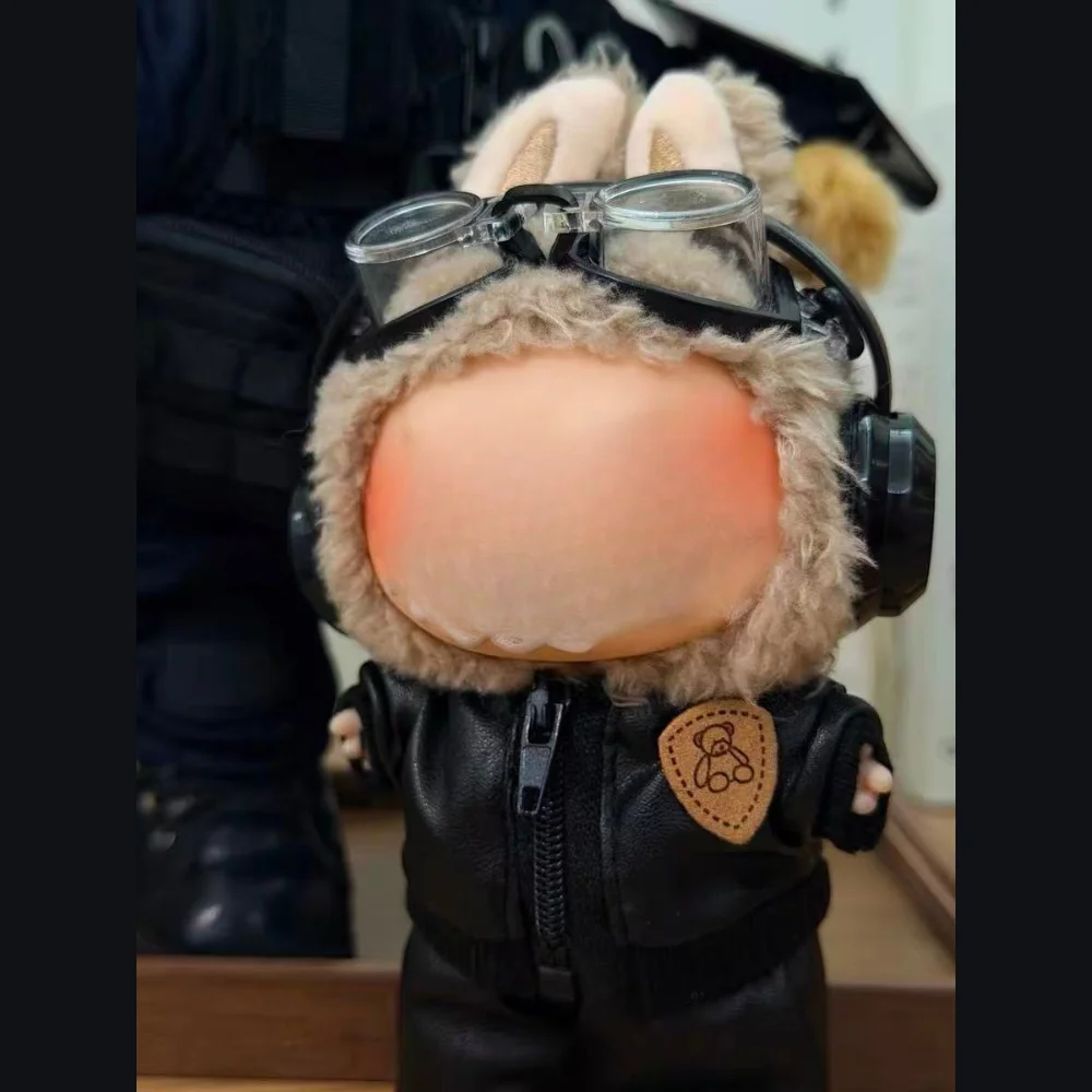 ل 17 سنتيمتر لا بو بو ملابس دمى لطيف مجموعة اكسسوارات الأحذية دمية DIY بها بنفسك اكسسوارات التدريب الجلوس ألعاب الحفلات اللعب الهدايا