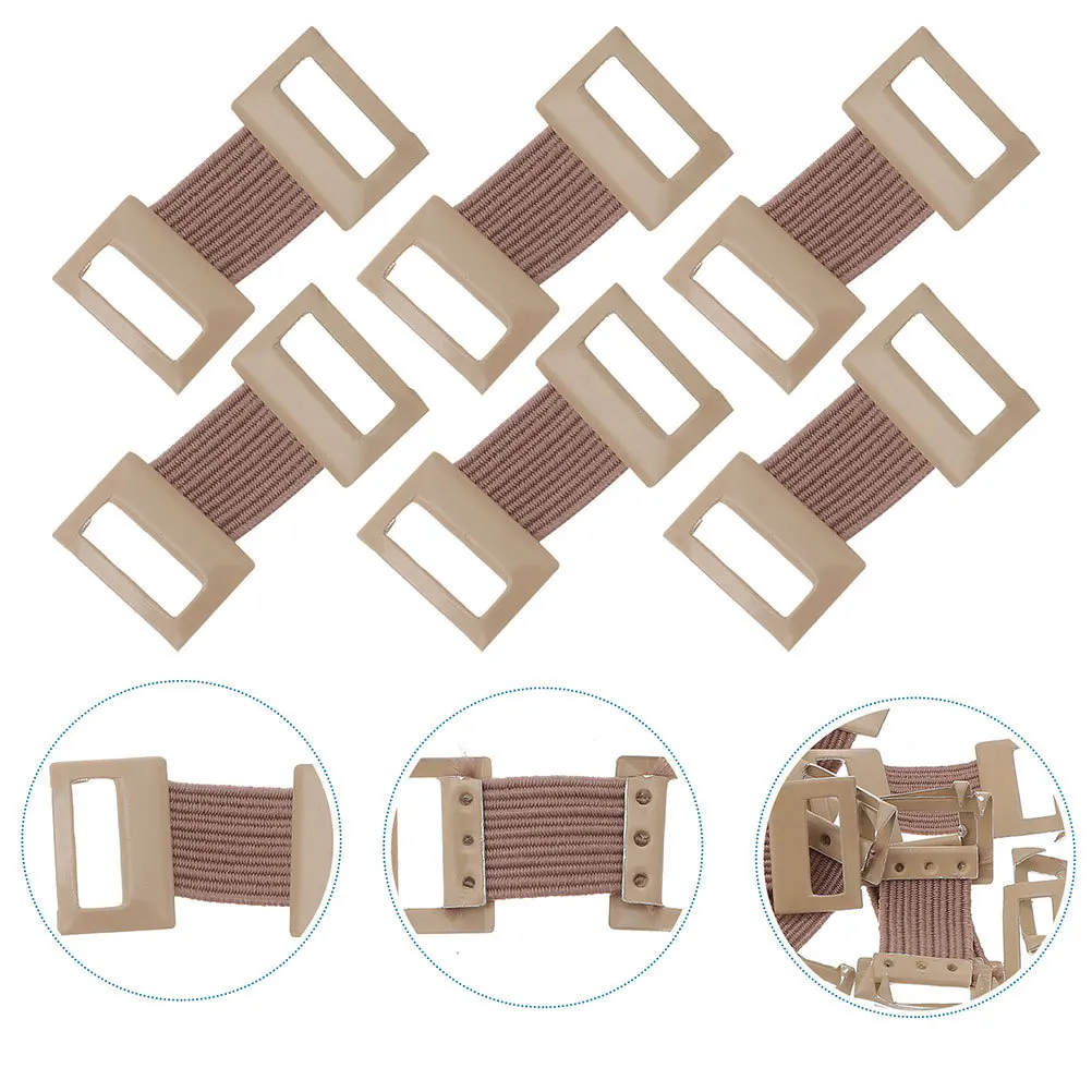 

100 Pcs Bandage Fixed Clips Wrap Fixing Holder Fasten Clamp Fastener Light Brown