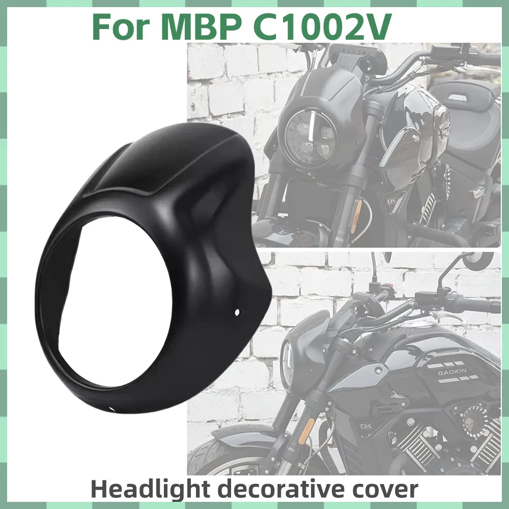 New For MBP C1002V C 1002V Headlight Decorative Cover Front Windshield Retro Decoration Headlight Pig Head Cover