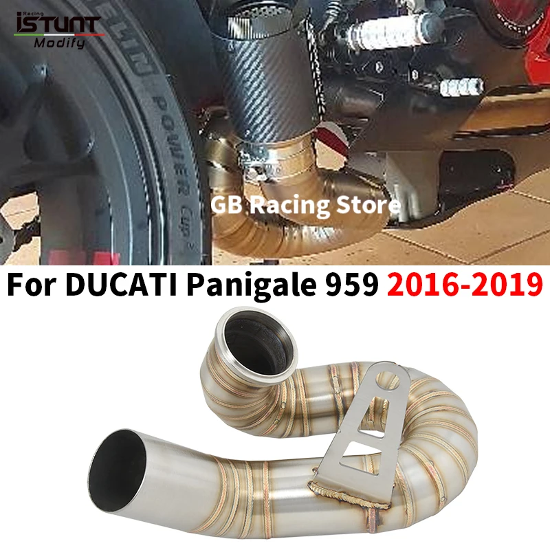 

For Ducati Panigale 959 2016 2017 2018 2019 959 Panigale Motorcycle Exhaust Systems Stainless steel Connect Original Muffler