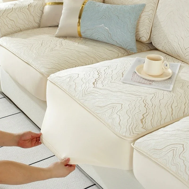 Four Seasons Universal Simple Sofa Cover Waterproof All Inclusive Universal Cover Sofa Cushion Elastic Sofa Cover