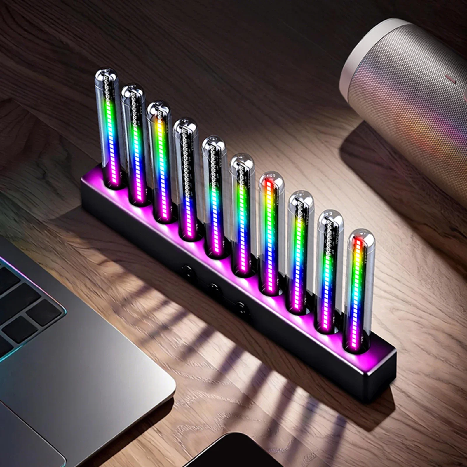 Einstellbares LED-Spektrumlicht mit mehreren RGB-Farben für die Innenausstattung von Autos zur Dekoration und als Innenzubehör. – Detail 5