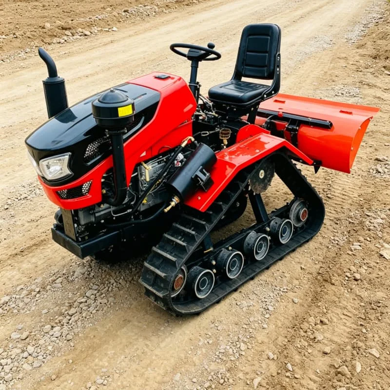 

Customized 2026 Bestselling Farm Rotary Tiller, High-efficiency Tracked Rotary Tractor, Ploughing Equipment