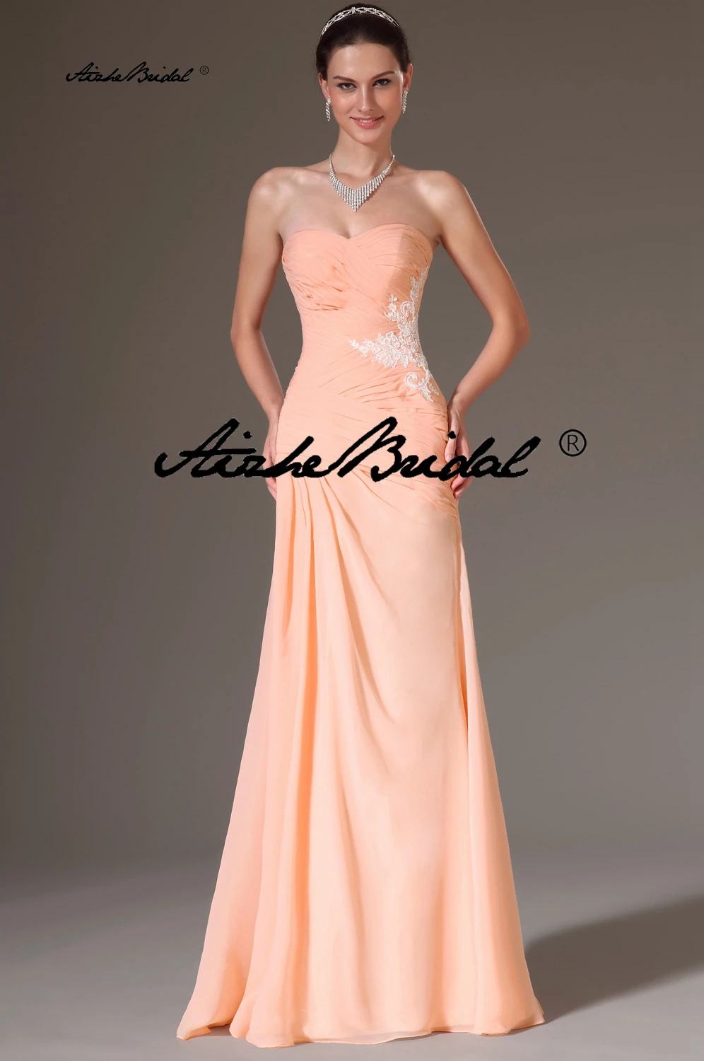 فساتين سهرة طويلة على شكل قلب على شكل حرف A بدون أكمام للحفلات الراقصة، فستان رسمي برتقالي أنيق #4