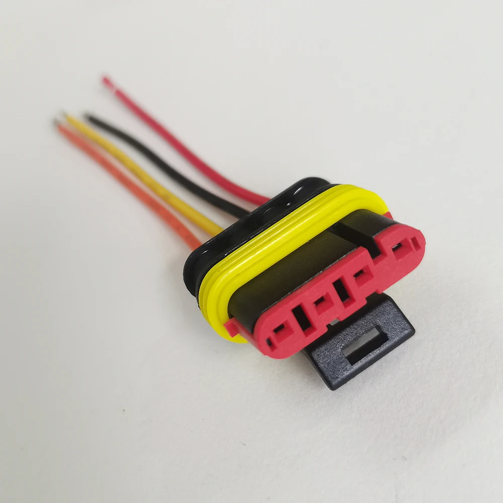 1 Stück 1 2 3 4 5 6 Pin Wasserdichter Elektrischer Auto-Steckverbinder Männlich Weiblich mit Kabelbaum für Auto, Schiff, E-Bike, Motorrad – Detail 11
