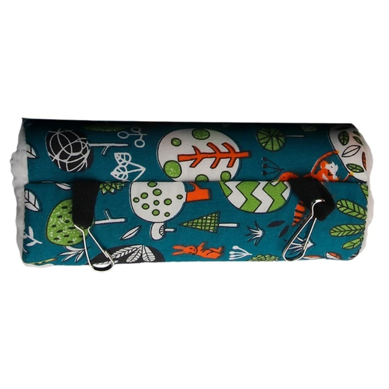 الشتاء أفخم الهامستر لعب الأنفاق عش الشتاء الدافئ لخنازير غينيا النمس السناجب ملحقات لعبة الحيوانات الأليفة الصغيرة 090C