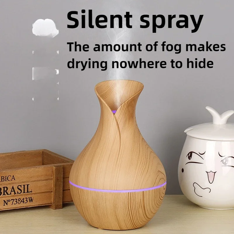 200ml Essential Oil Diffuser Air Humidifier USB Mist Maker Mini Humidificador with Colorful Light for Home Car Water Sprayer