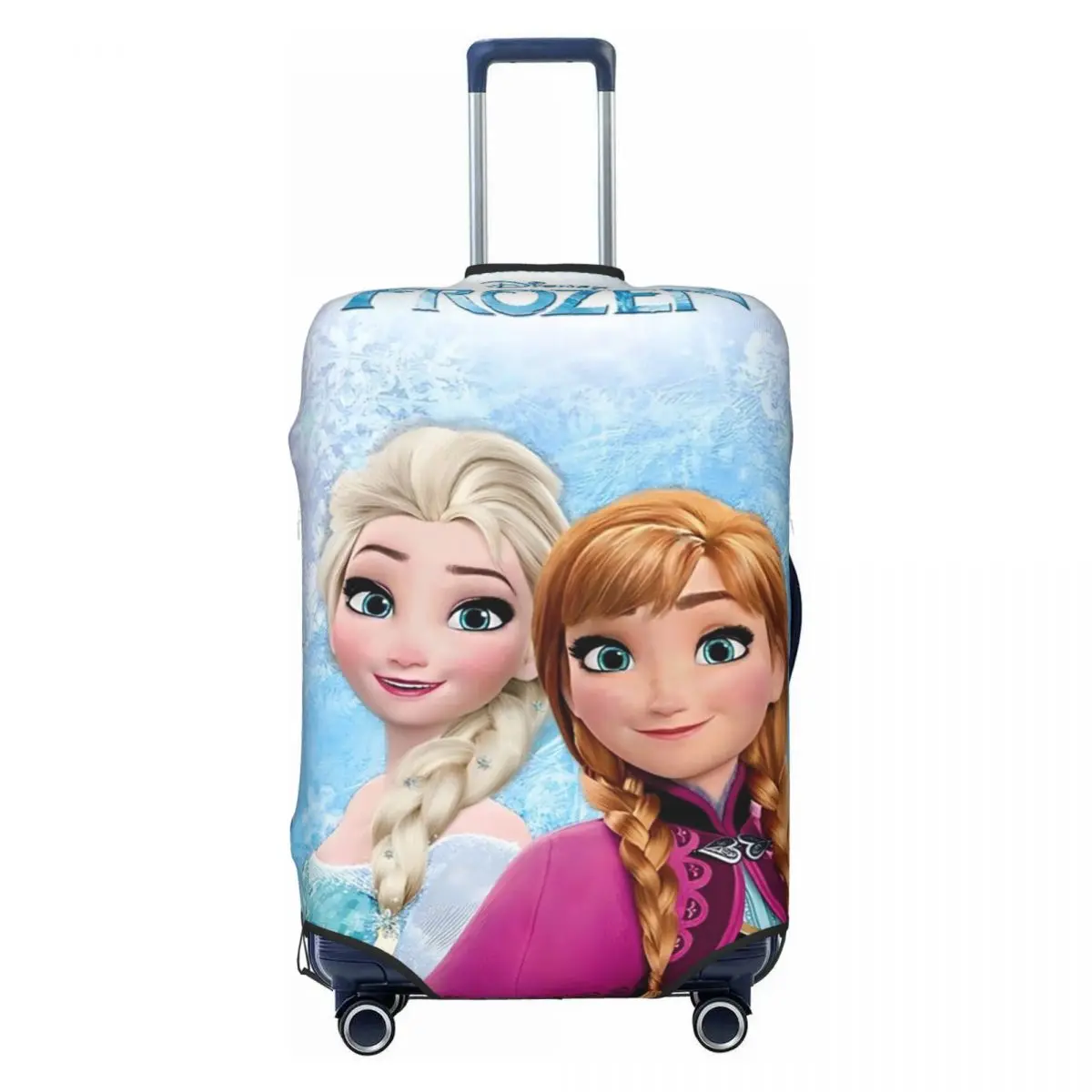 

Frozen Princess Elsa Anna Travel Luggage Cover Elastic Animated Movie Suitcase Cover Protector Fit 18-32 Inch