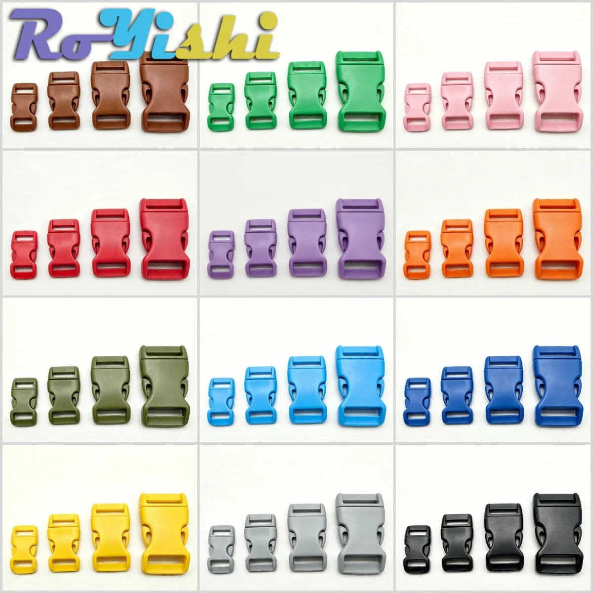 

Набор из 26 разноцветных пластиковых пряжек-фастексов (10/15/20/25 мм) для ремней, строп, рюкзаков, шитья своими руками