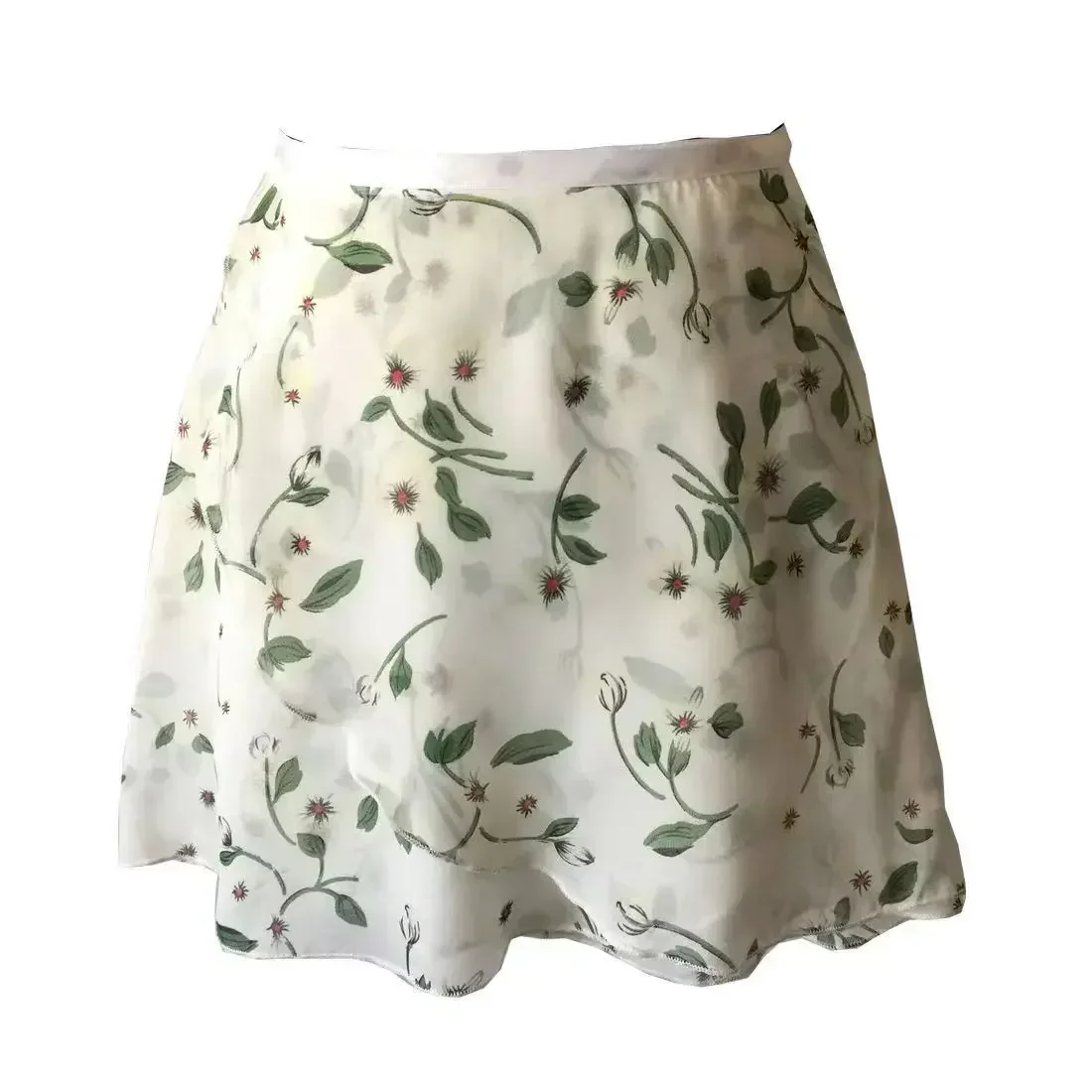 Gonna grembiule da balletto per adulti 2023 nuovo fiore in chiffon pratica body abbigliamento da ballo ragazze stampa floreale tutu di balletto vestito da ballo