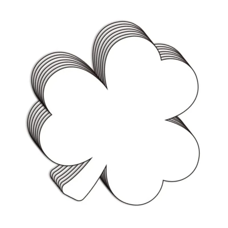 Tarjetas tréboles verdes, tarjetas trébol, adorno del día Patricio, tarjetas decorativas del Festival irlandés para