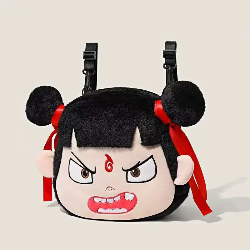 

Fashionable Nezha Backpack Lightweight Cute Shoulder Bag and Casual Crossbody Bags Detachable and Adjustable Shoulder Strap