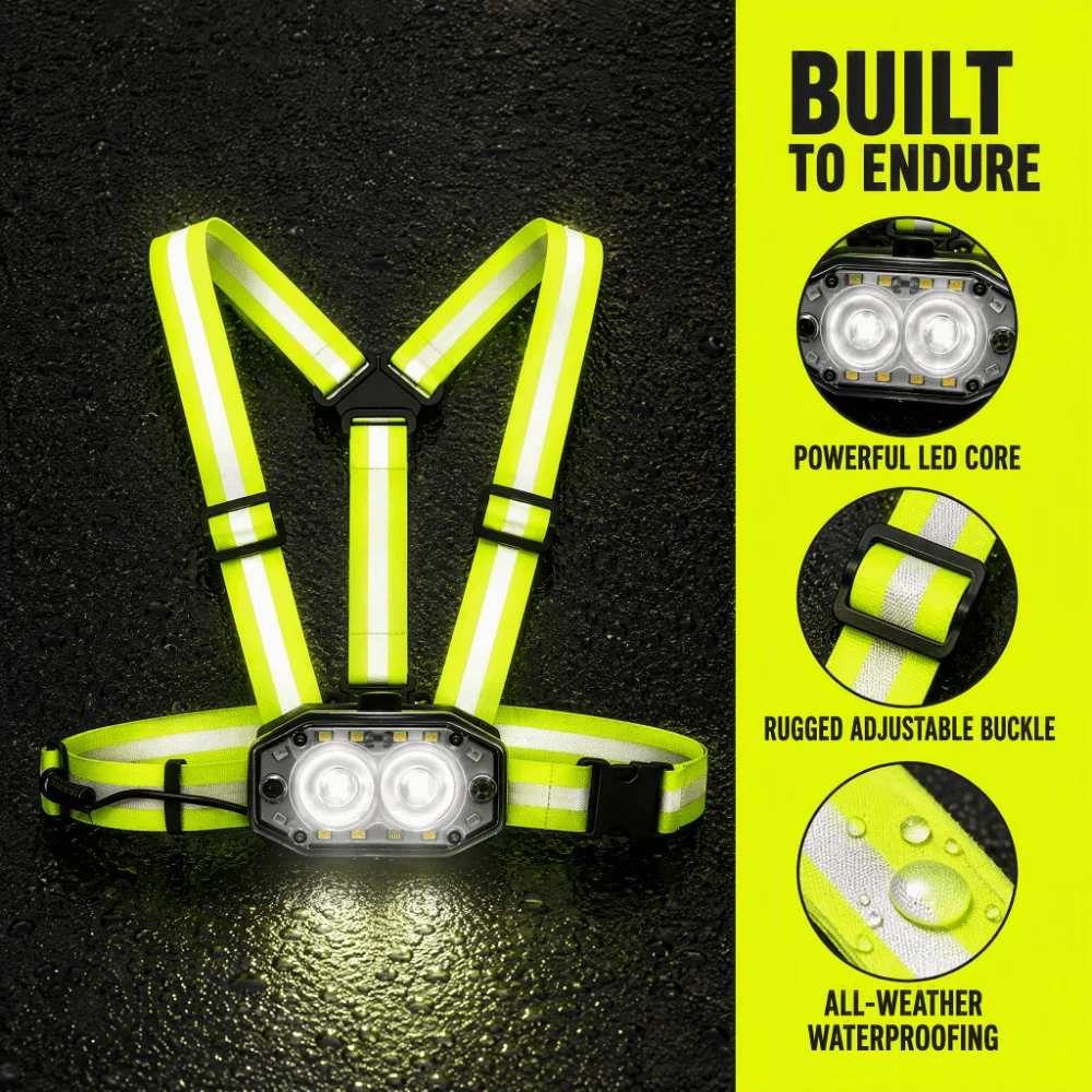 High Visibility Reflective Vest Warning Night Work Reflective Safety Jacket Safety Lightweight Safety Reflective Vest