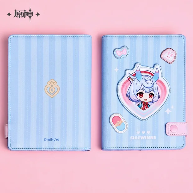 Anime Genshin Impact Sigewinne Paper Handbooks Notebook Men Women Student Note Pad Book Supplies Sketchbook Xmas Gifts