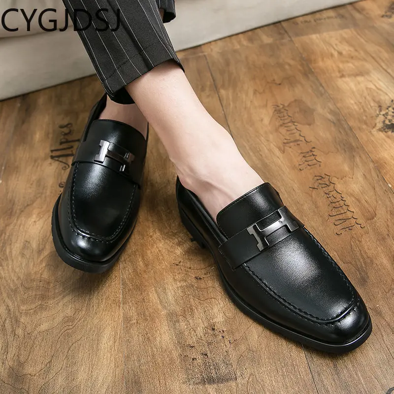 Oxford Shoes for Men Slip on Shoes Men Wedding Dress Formal Shoes Loafers Men Italiano Business Suit Office 2024 Chaussure Homme