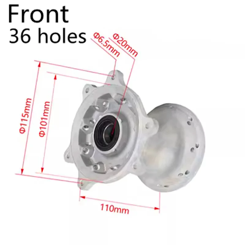 Motorcycle wheel hubs For Dirt bike CRF RTFM4/M6/M7/M8 T4 T6 S3 Front and rear wheels 32 hole /36 hole