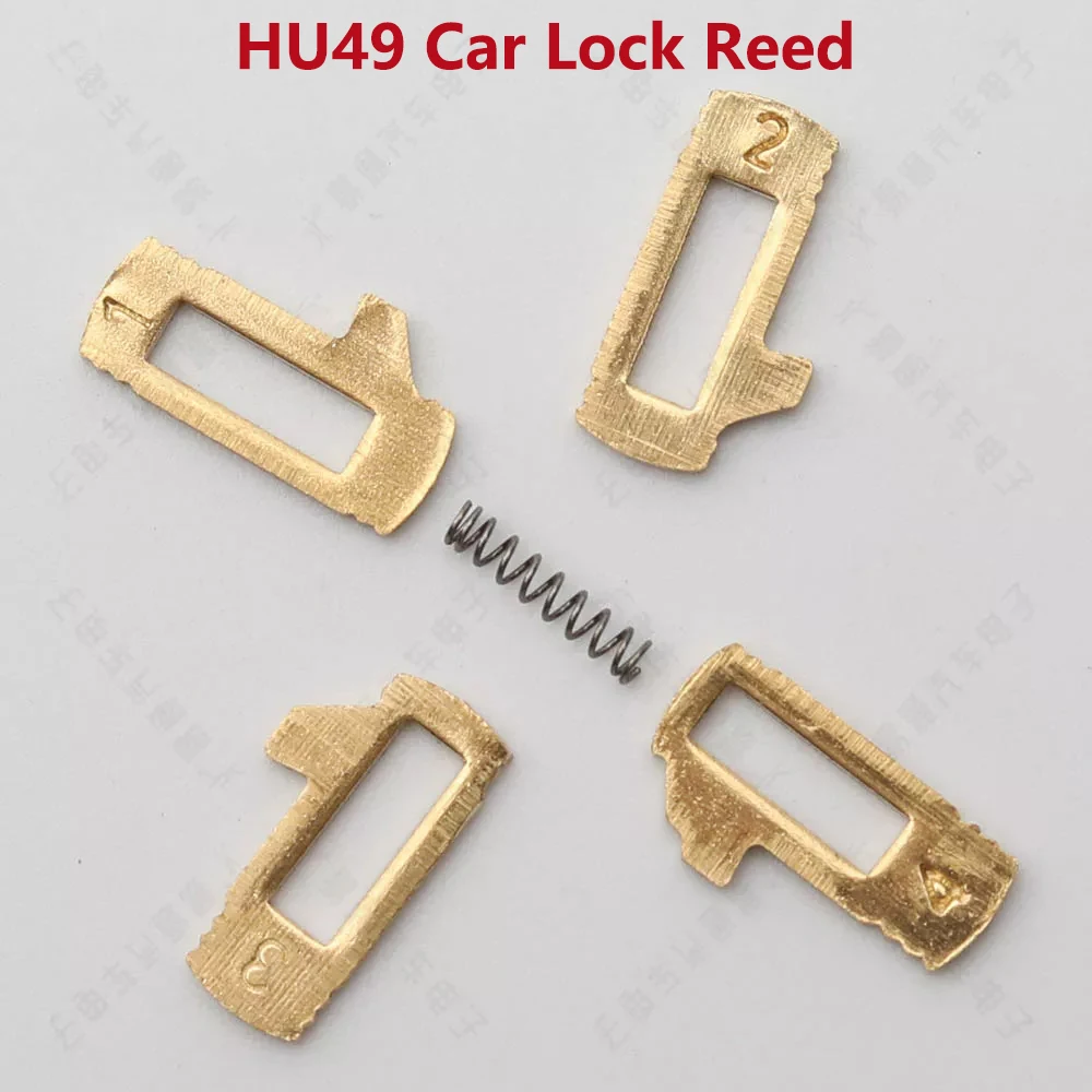 200pcs/lot Car Lock Reed HU49 Plate Wafer For Golf Polo Santana Jetta Passat For Ford Lock Repair Kits Locksmith