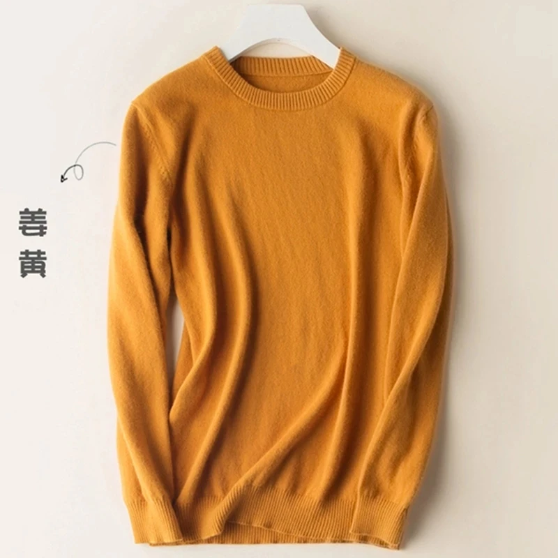 Classic pullover sweaters for men 2023 winter cashmere cotton blend Soft comfortable warm casual knitted mens sweater