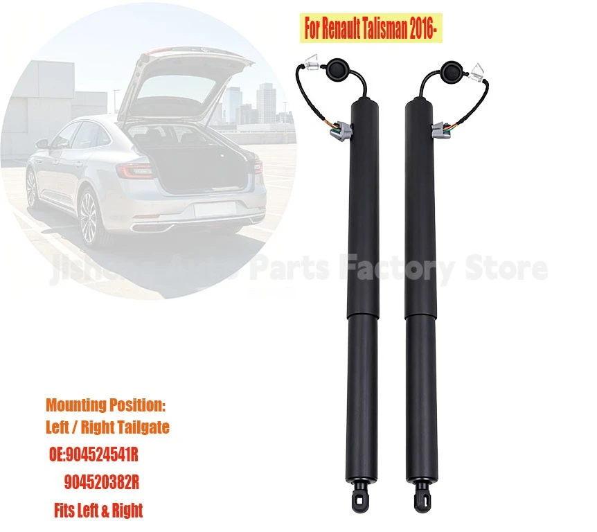 Electric Tailgate Lift Support Strut 904524541R 904520382R for Renault Talisman 2016+ Rear Trunk Power Lift Shock