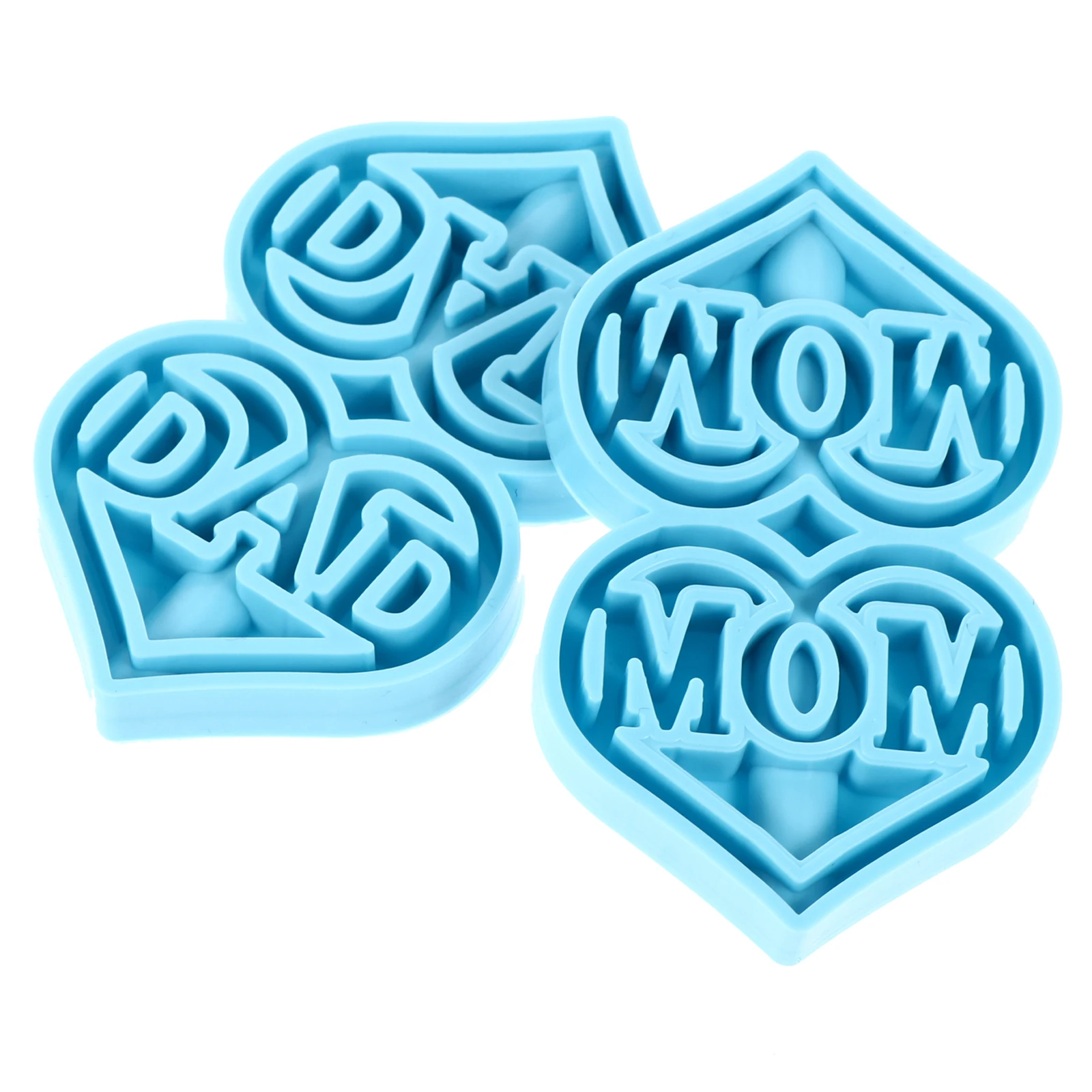 

2 Pcs Decoration Mold Flexible Non Stick Diy Straw Topper Molds DIY Epoxy Resin Silica Gel Topper Gifts Sculpture Making Tools