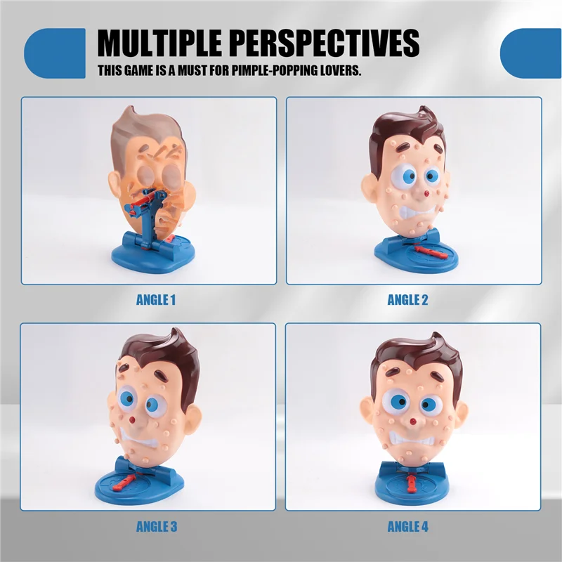 WOWFU-جدة محاكاة شكل الوجه ضغط حب الشباب ظهرت بثرة الوالدين والطفل مجلس لعبة مضحك ألعاب الحفلات العائلية #5