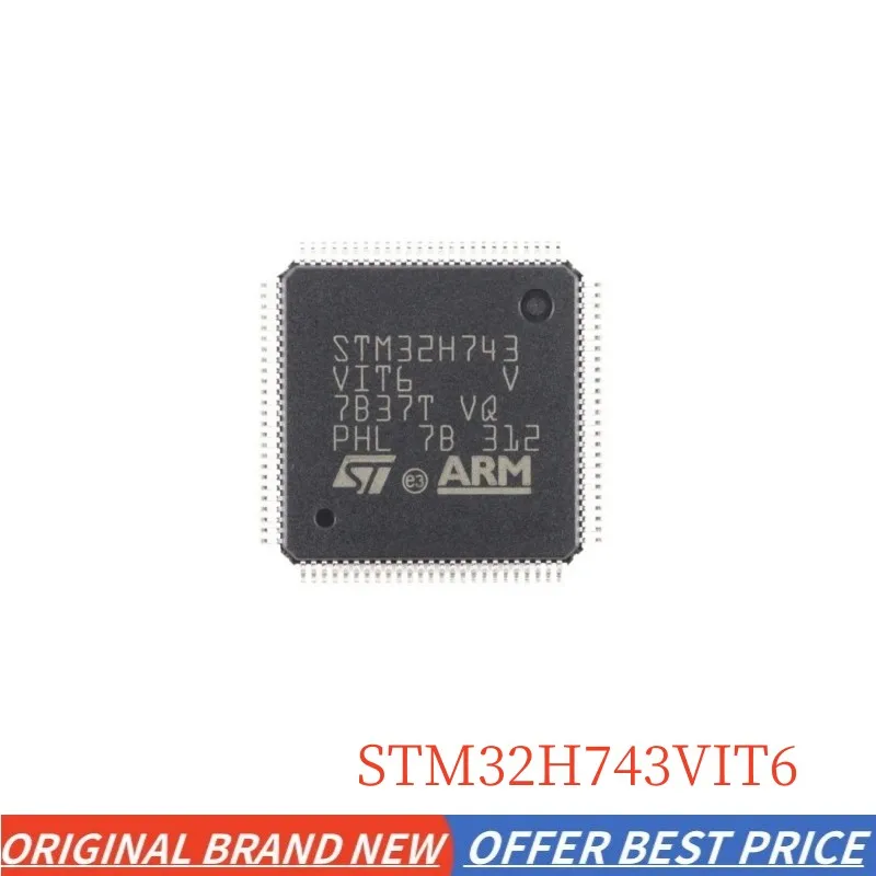 5pcs/lot New Original IN STOCK STM32H743VIT6 LQFP-100 32-bit microcontrollers mcu