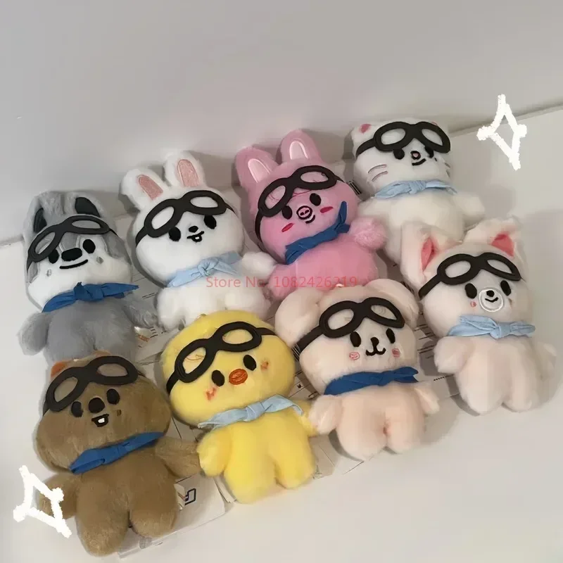 8Pcs Kawaii Anime Stuffed Animals Plus Toys 10cm Pilot5 Fm Plush Kpop Pilot Doll Toy Field Li Longfu Keychain