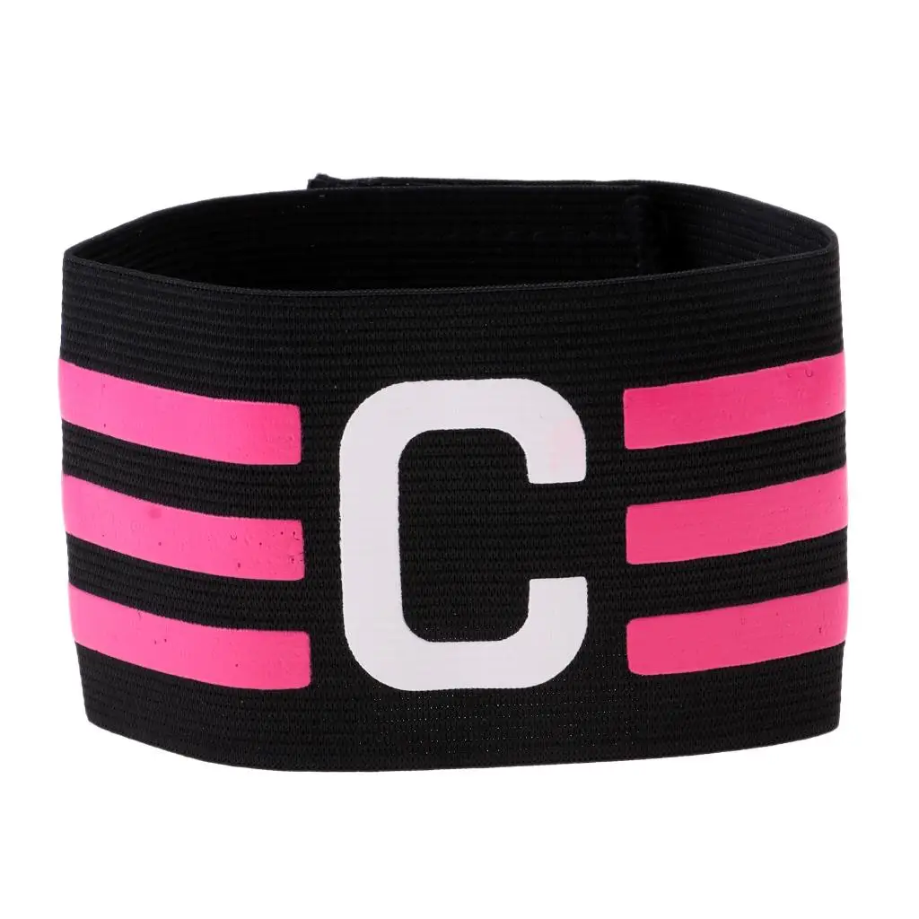 Nylon Captain Armband Adjustable Sports Band Elastic Strap for Football Basketball Hockey Teams view 2