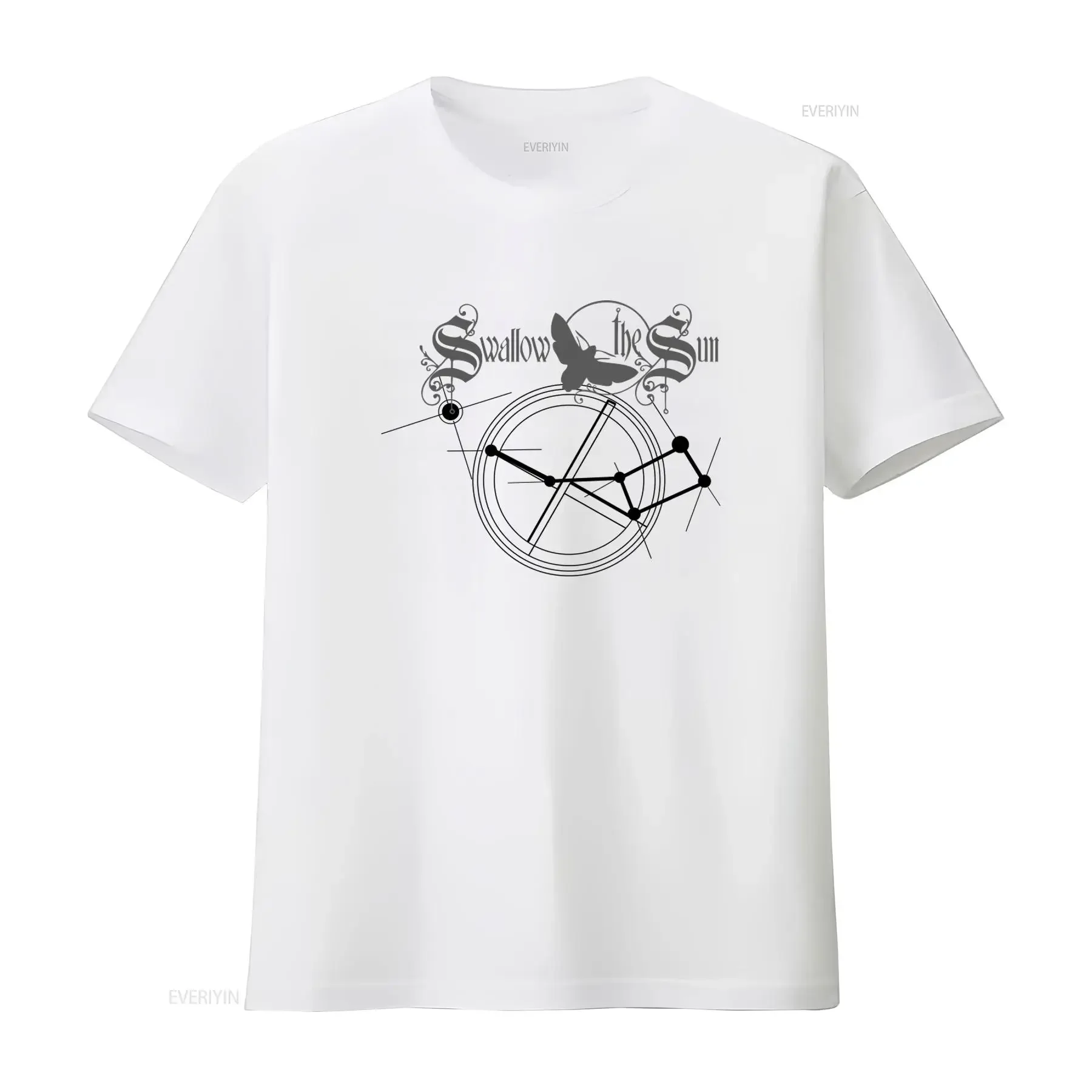 Swallow The Sun 2017 Tour T Shirt Unique Design with Symbolic Elements vintage Washed Comfortable designer clothes Versatile