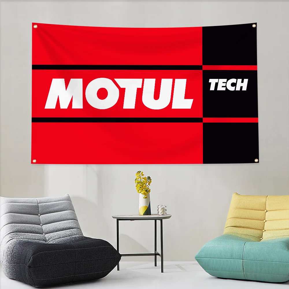 Motul Decor Garage Tapestry Flag to Hang Wallart Flags for Bedrooms Home Decoration Outdoor Garden Fall Banners Accessories