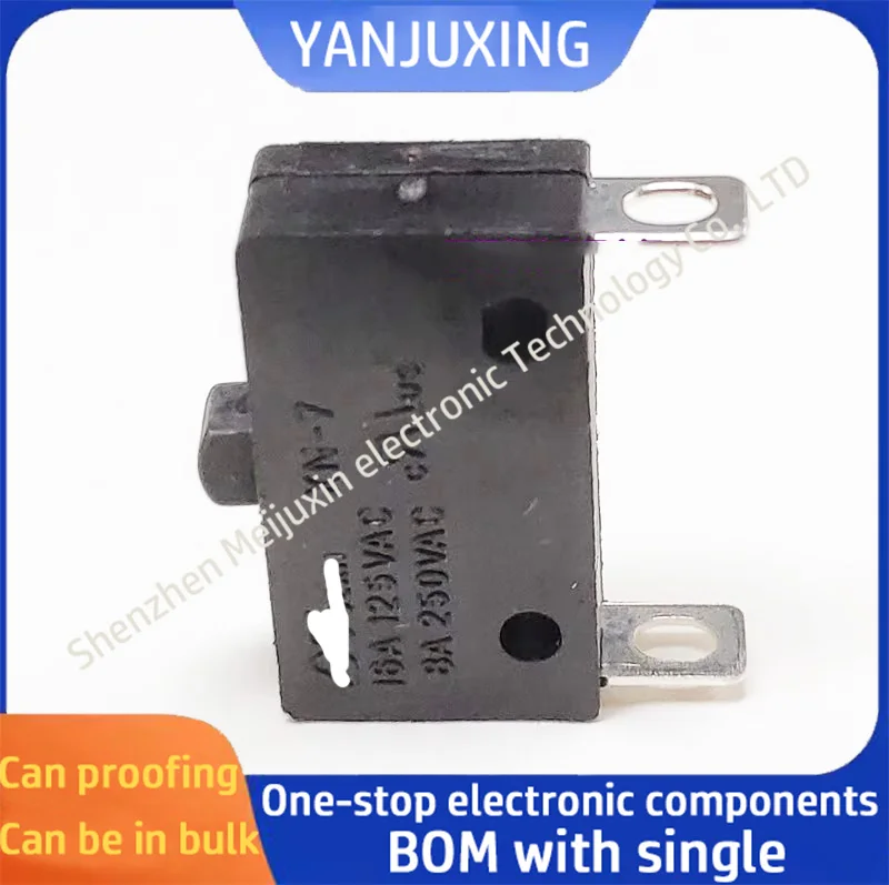5pcs/lot Two-pin switch Ventilator switch,Press the button to press the cold air switch XN-7 JJ-5