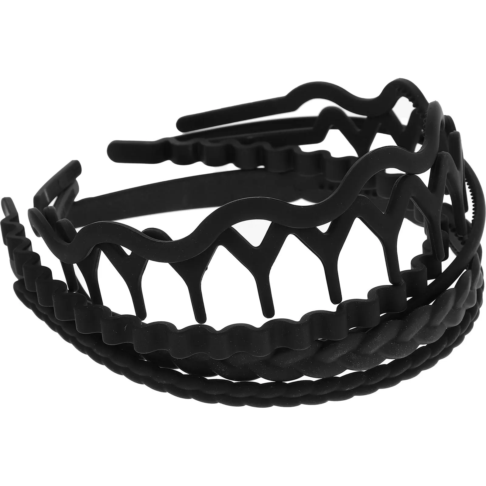 

6Pcs Teeth Headbands Durable Non Slip Hair Bands for Women Girls Suitable for Face Washing Bathing Hiking Dancing
