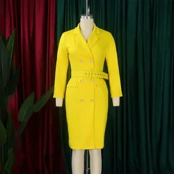 African Dresses for Women Elegant Africa Long Sleeve V-neck Green Yellow Dark Blue Party Bodycon Dress Dashiki African Clothing