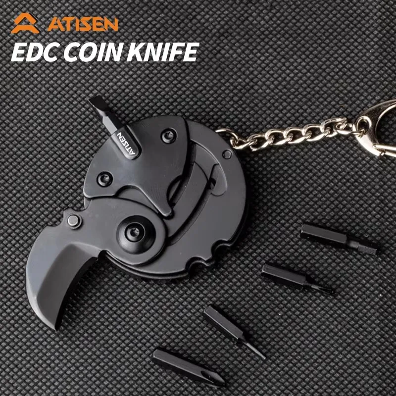 

Mini Portable Multifunctional Outdoor Folding Knife Sharp Personal Defense Tool Handy Screwdriver for Unboxing And Delivery