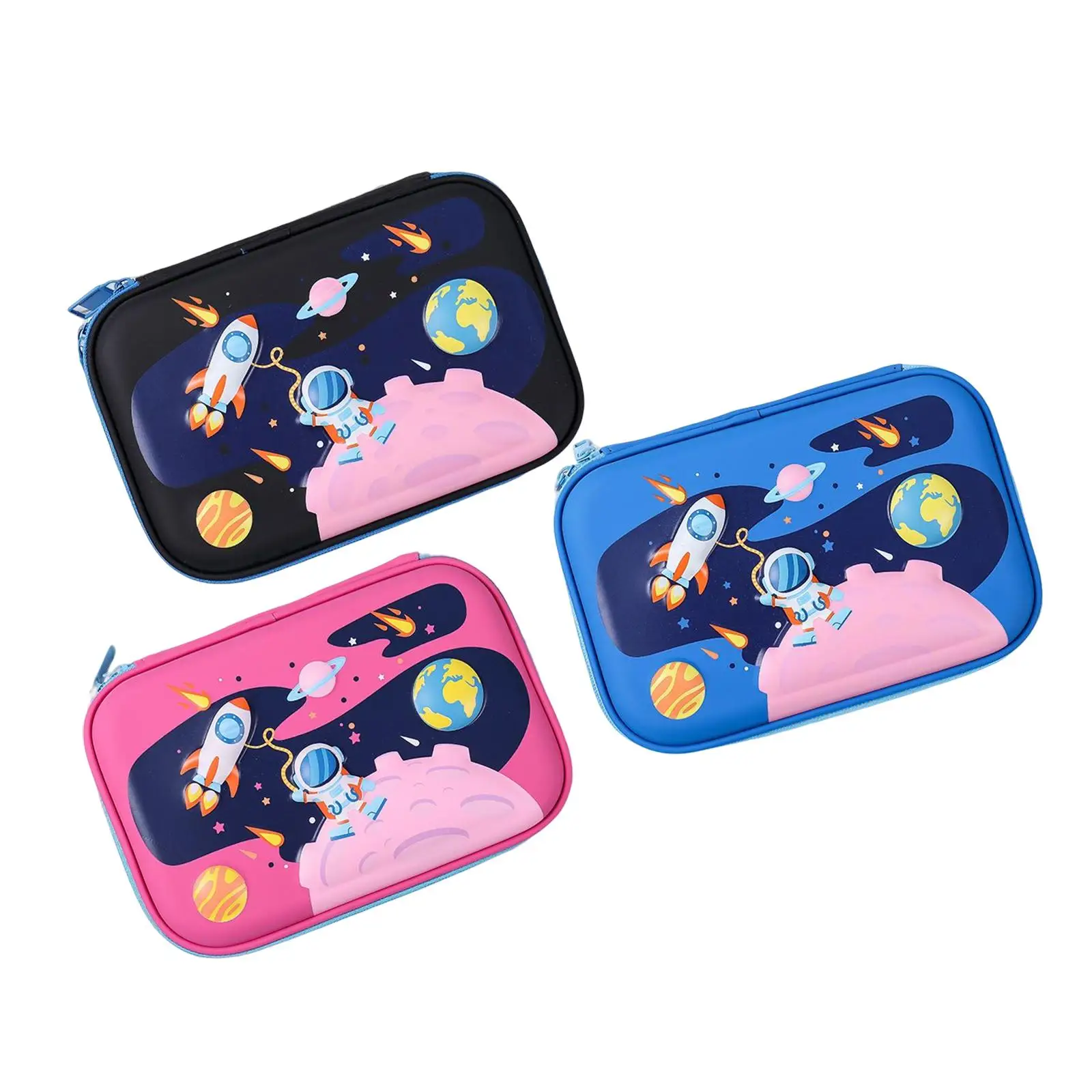 Astronaut Pencil Case Pencil Holder Office Stationery Organizer Stationery Box,