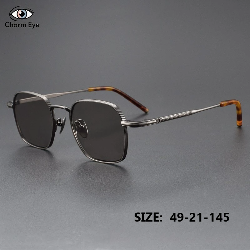 2025 جديد الرجال النساء موضة نظارات شمسية خفيفة للغاية شخصية مضلع في الهواء الطلق ظلة الاستقطاب التيتانيوم النقي نظارات شمسية #1