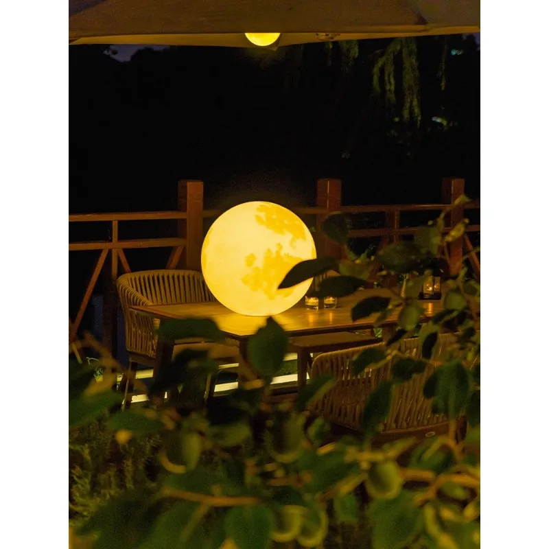 Solar garden light, outdoor moon light, floor light, waterproof lawn light, villa garden light, outdoor yard floor light