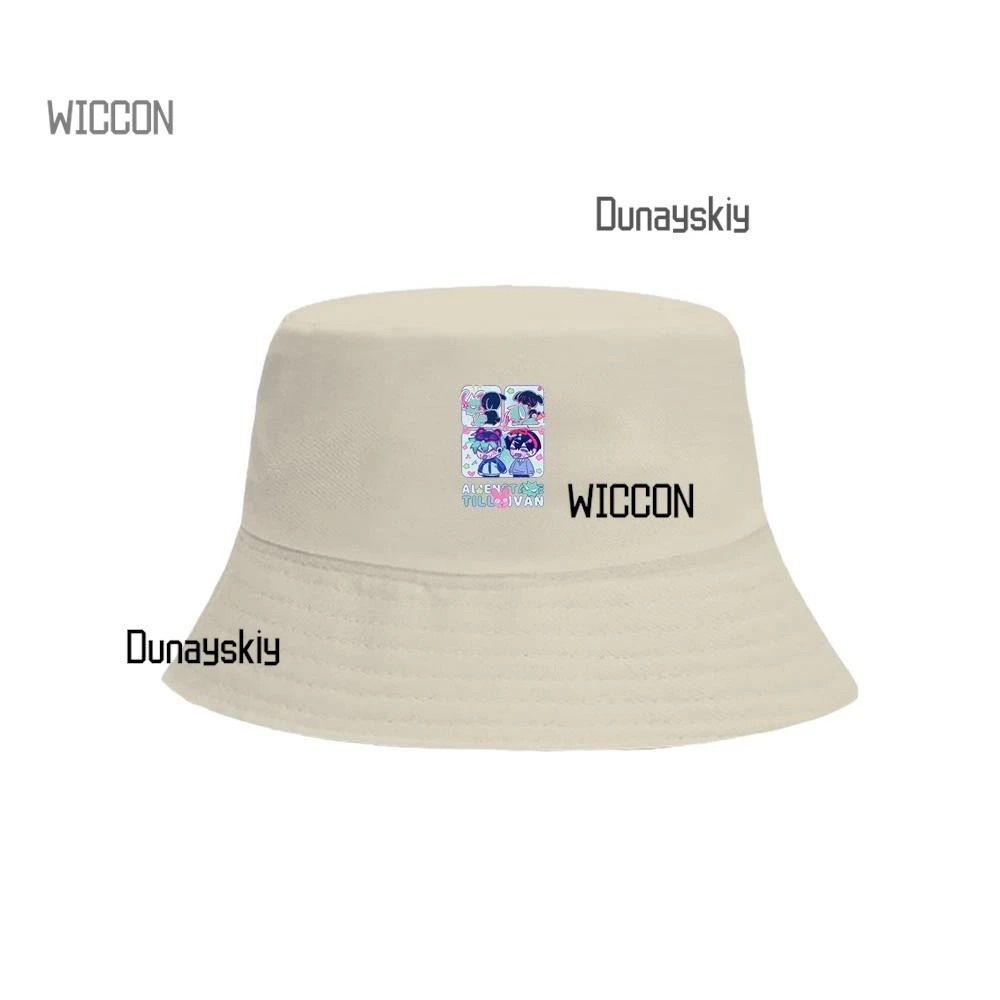 Alien Stage Surrounding Alien   Same Style Printed Fisherman's Hat Cotton Sunshade Hat till Ivan mizi sua luka hyuna  summer