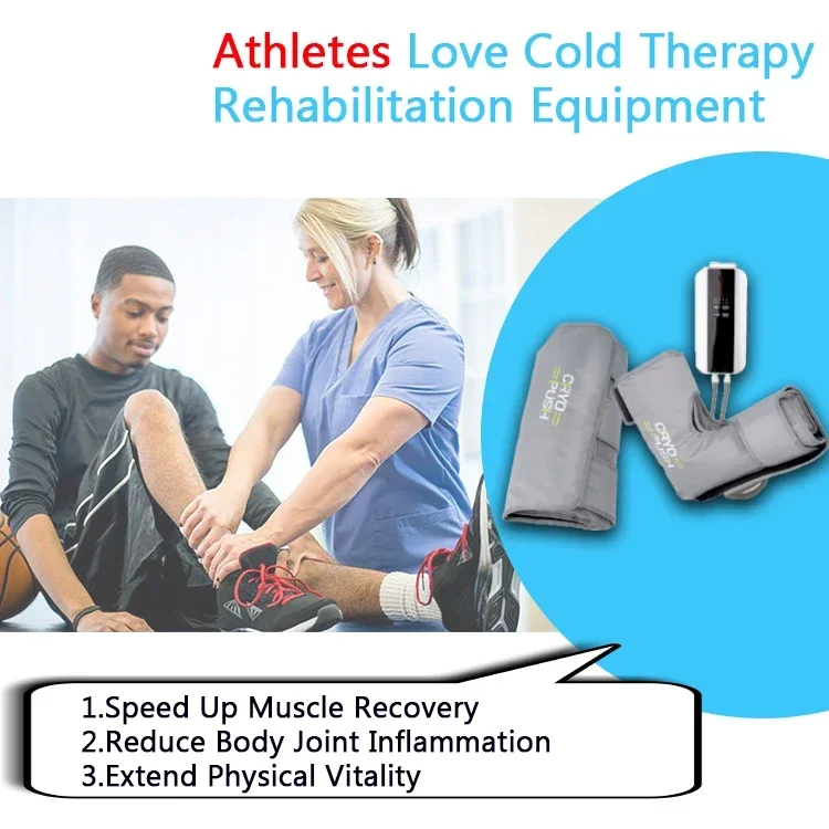 Ice Gel Machine Pack Knee Shoulder Pain Recovery Muscle Fatigue Cold And Compression Therapy Unit