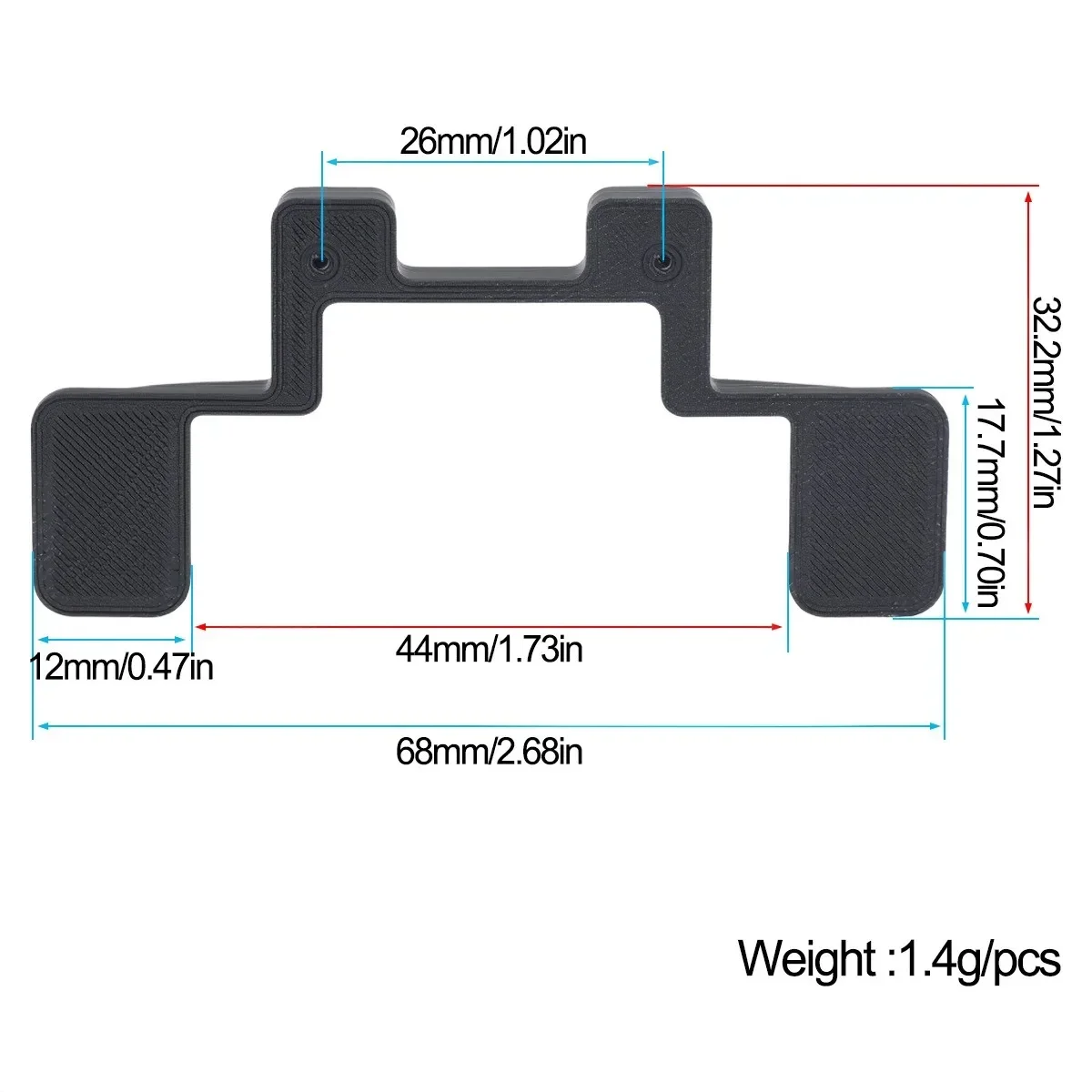 Axial for 1/30 SCX30 K10 remote control car climbing car mudguard modification and upgrade accessories