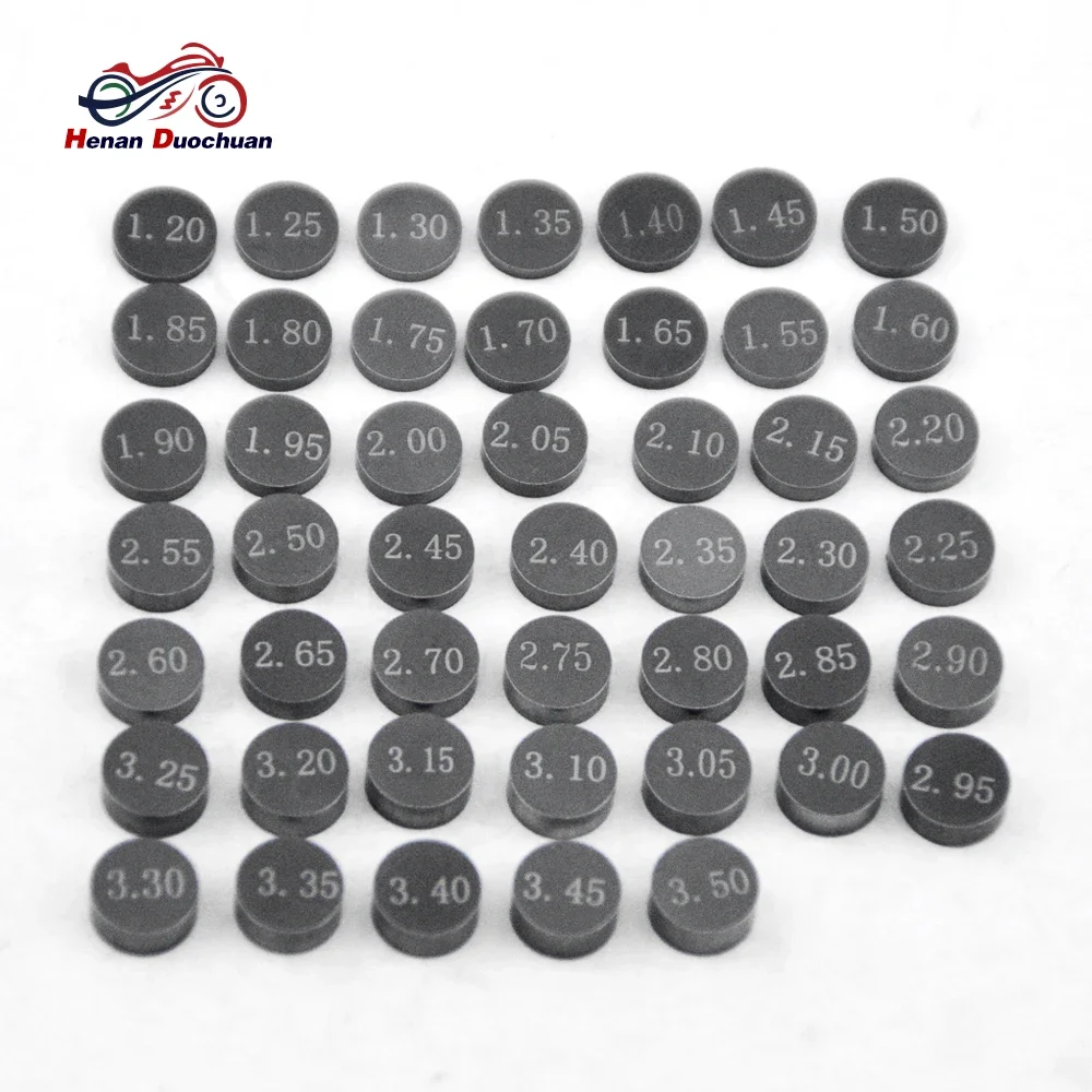 

5Pcs Motorcycle Engine Parts Adjustable Valve Gasket Shim Complete Refill 7.48mm Kit For Honda Suzuki Yamaha Kawasaki ER6N #b