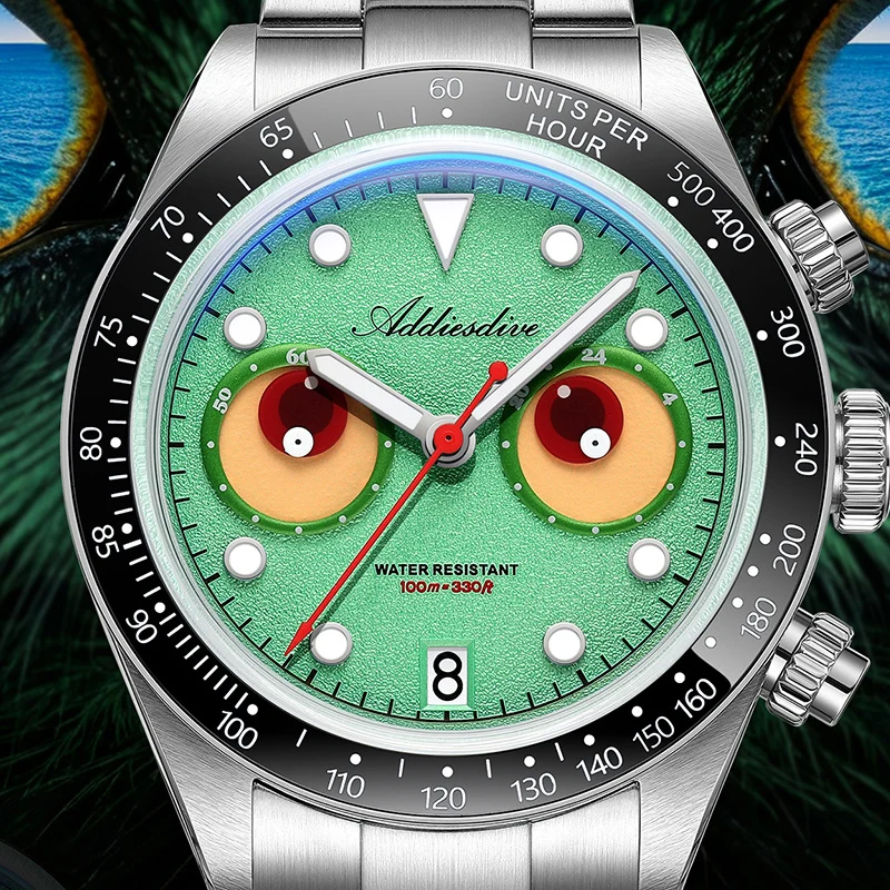 Zero Luxury Watch - ADDIESDIVE New 40mm Chronograph AD2557 Quartz