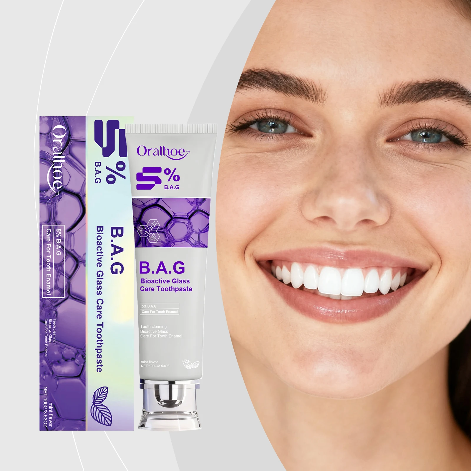 

Oral Care Whitening Toothpaste Cleans Brightens Teeth Reduces Stains Freshens Breath Supports Enamel Gum Health Daily