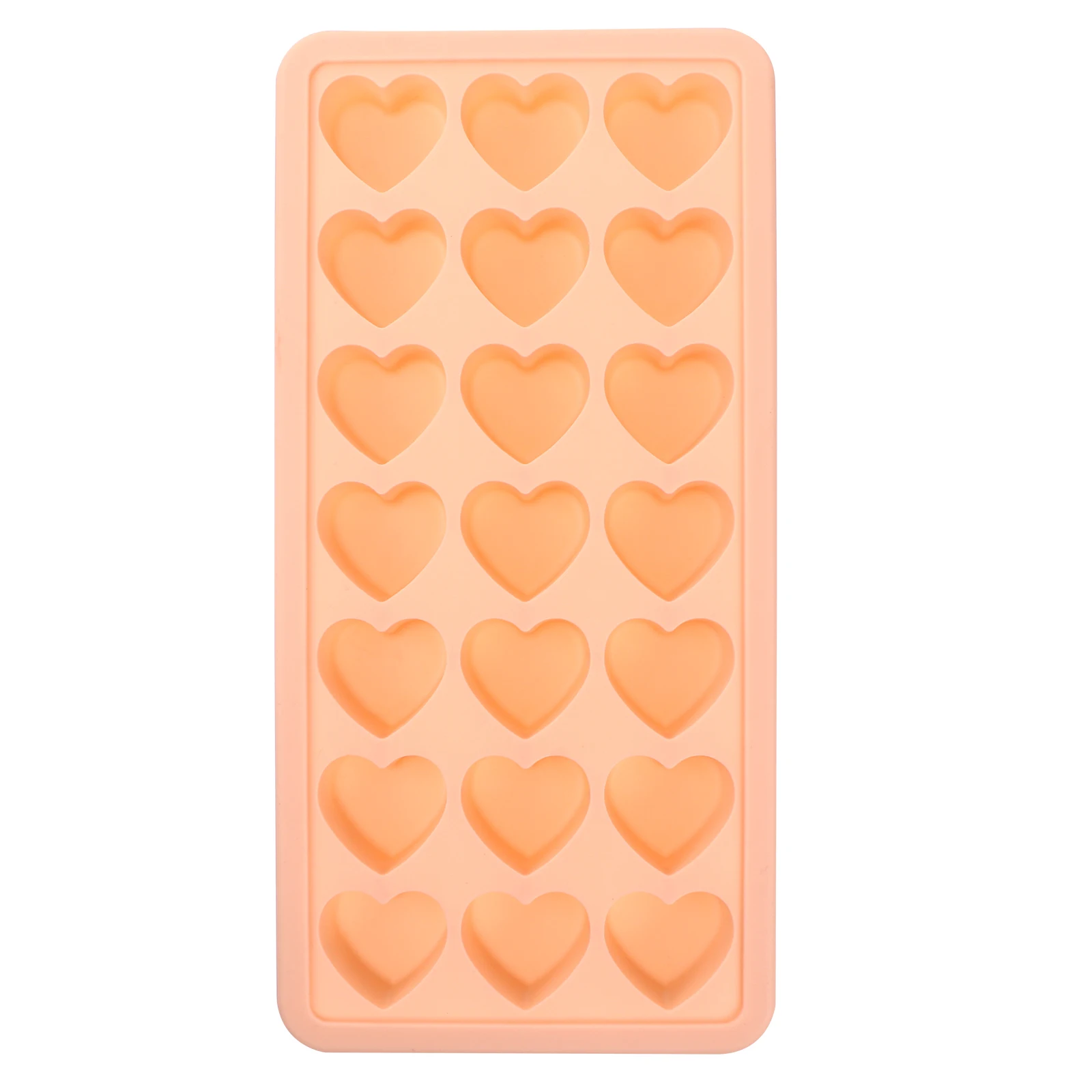 

1pc Heart Shaped Ice Mould Mold Silicone Tray Kitchen Easy Release Flexible Stackable Ice Making Cube Form Bar Tools