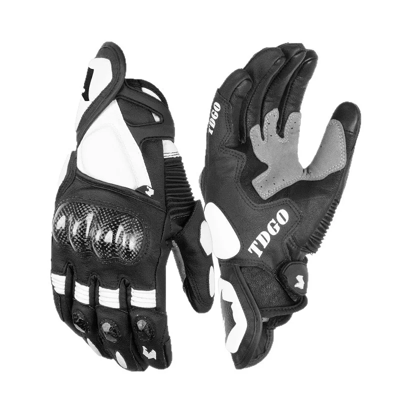 

Men's Carbon Fiber Motorcycle Riding Gloves Warm Waterproof Cold-Resistant Four Seasons Protection for Motorbike Riding